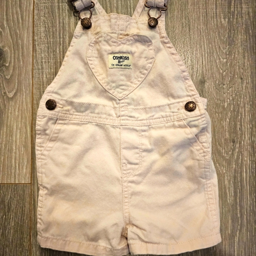 Oshkosh pink short overall